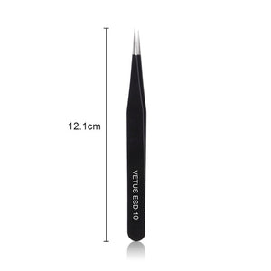 VETUS Eyelash Extension Tweezers Volume Lashes Stainless Steel Tweezer Non-magnetic Eyelashes Tools Professional Makeup Tool