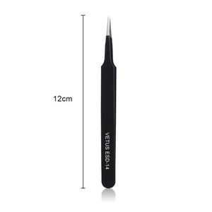 VETUS Eyelash Extension Tweezers Volume Lashes Stainless Steel Tweezer Non-magnetic Eyelashes Tools Professional Makeup Tool