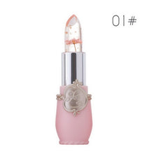 Load image into Gallery viewer, Moisturizer Long-lasting Jelly Flower Lipstick Makeup Temperature Changed Colorful Lip Blam Pink Pintalabios Transparent