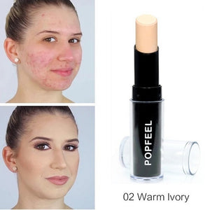 Makeup Base Eye Concealer Cream Stick Makeup Brighten Shadow Waterproof Cover Dark Circle Comestic Long-Lasting Natural 4 Color