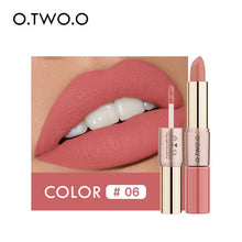 Load image into Gallery viewer, O.TWO.O 12 Colors Lips Makeup Lipstick  Lip Gloss Long Lasting Moisture Cosmetic Lipstick Red Lip Matte Lipstick Waterproof