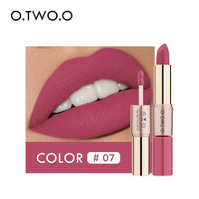 Load image into Gallery viewer, O.TWO.O 12 Colors Lips Makeup Lipstick  Lip Gloss Long Lasting Moisture Cosmetic Lipstick Red Lip Matte Lipstick Waterproof