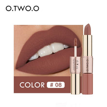 Load image into Gallery viewer, O.TWO.O 12 Colors Lips Makeup Lipstick  Lip Gloss Long Lasting Moisture Cosmetic Lipstick Red Lip Matte Lipstick Waterproof