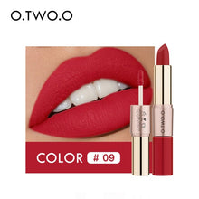 Load image into Gallery viewer, O.TWO.O 12 Colors Lips Makeup Lipstick  Lip Gloss Long Lasting Moisture Cosmetic Lipstick Red Lip Matte Lipstick Waterproof