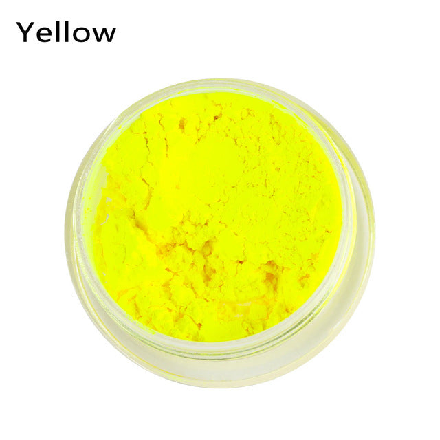 1PC Neon Loose Powder Eyeshadow Pigment Matte Mineral Spangle Nail Powder Shimmer Shiny Eye Shadow Woman Beauty Makeup Cosmetics