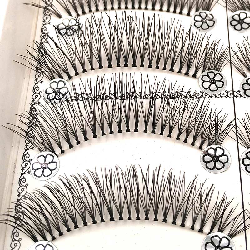 SHIDISHANGPIN 10 pairs false eyelashes natural long makeup lashes synthetic hair eyelash extension 1 box wispies eyelashes L11