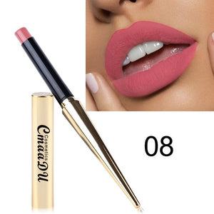 Hot Sales 12 Colors Matte Lipsticks Waterproof Long Lasting Lips Makeup Pigment Nude Sexy Red Lip Tint Matte Lipstick Cosmetic