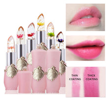 Load image into Gallery viewer, Moisturizer Long-lasting Jelly Flower Lipstick Makeup Temperature Changed Colorful Lip Blam Pink Pintalabios Transparent