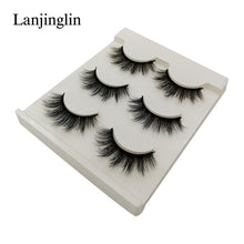 Load image into Gallery viewer, New 3 pairs natural false eyelashes fake lashes long makeup 3d mink lashes extension eyelash mink eyelashes for beauty #X11