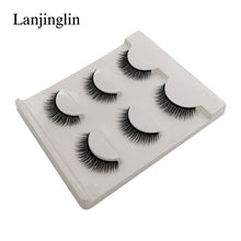 Load image into Gallery viewer, New 3 pairs natural false eyelashes fake lashes long makeup 3d mink lashes extension eyelash mink eyelashes for beauty #X11