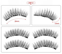 Load image into Gallery viewer, Magnetic Eyelashes Extension Natural False Eyelash Magnets Reusable 3D Magnetic Fake Eye Lashes Makeup 2/3/4 Magnet Dropshipping