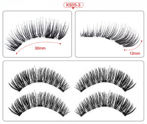 Magnetic Eyelashes Extension Natural False Eyelash Magnets Reusable 3D Magnetic Fake Eye Lashes Makeup 2/3/4 Magnet Dropshipping