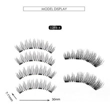 Load image into Gallery viewer, Magnetic Eyelashes Extension Natural False Eyelash Magnets Reusable 3D Magnetic Fake Eye Lashes Makeup 2/3/4 Magnet Dropshipping