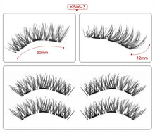 Load image into Gallery viewer, Magnetic Eyelashes Extension Natural False Eyelash Magnets Reusable 3D Magnetic Fake Eye Lashes Makeup 2/3/4 Magnet Dropshipping