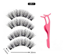 Load image into Gallery viewer, Magnetic Eyelashes Extension Natural False Eyelash Magnets Reusable 3D Magnetic Fake Eye Lashes Makeup 2/3/4 Magnet Dropshipping