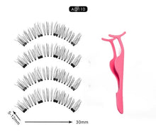 Load image into Gallery viewer, Magnetic Eyelashes Extension Natural False Eyelash Magnets Reusable 3D Magnetic Fake Eye Lashes Makeup 2/3/4 Magnet Dropshipping