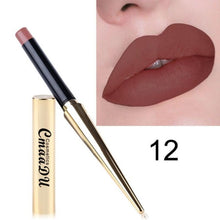 Load image into Gallery viewer, CmaaDu 12 Colors Matte Lipstick Waterproof Lasting Fashion Lip Gloss Makeup Nude Matte Velvet Glossy Lip Balm Sexy Red Lip Tint