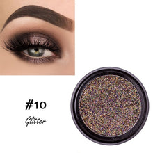 Load image into Gallery viewer, Hot Sale Shimmer Eye Glitter Makeup Powder 12 Colors Waterproof Long Lasting Gold Red White Blue Eyes Palette Recommend