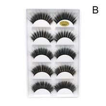 Load image into Gallery viewer, 5 Pairs Eye Lashes Hand Made Natural fake eyelashes 3d Mink Lashes Soft Dramatic Eye Lashes For Makeup Cilios Mink Maquiagem