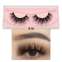 Load image into Gallery viewer, Visofree Mink Lashes 3D Mink Eyelashes 100% Cruelty free Lashes Handmade Reusable Natural Eyelashes Popular False Lashes Makeup