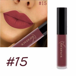 24 Color Liquid Lipstick Matte Long Lasting Makeup Lips Red Matt Nude Gloss Cosmetics Waterproof Matte Lipsticks