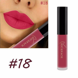 24 Color Liquid Lipstick Matte Long Lasting Makeup Lips Red Matt Nude Gloss Cosmetics Waterproof Matte Lipsticks